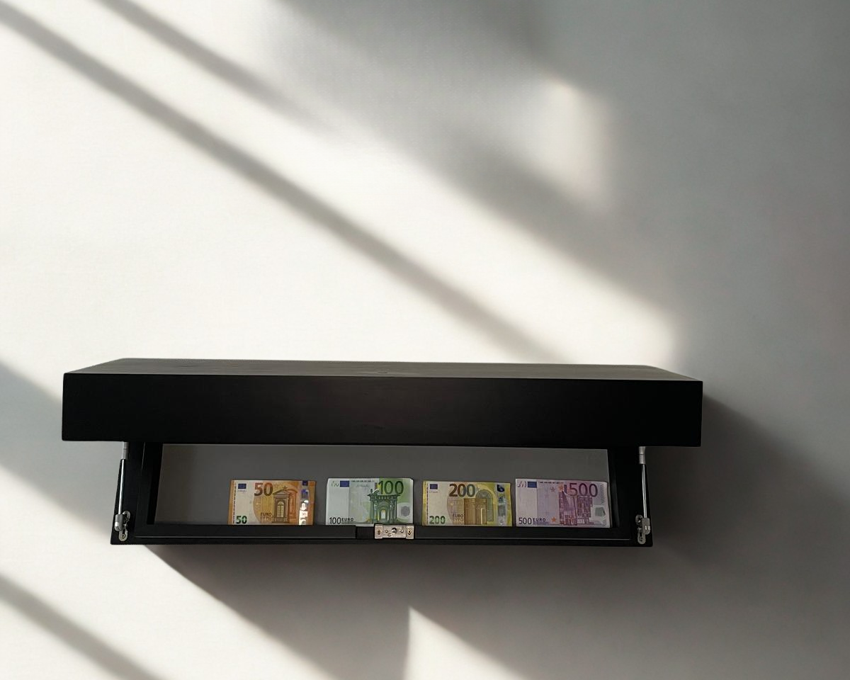 Concealment shelf Black